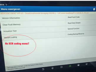 Launch X431 PAD V and PAD VII method to start SCN online programming