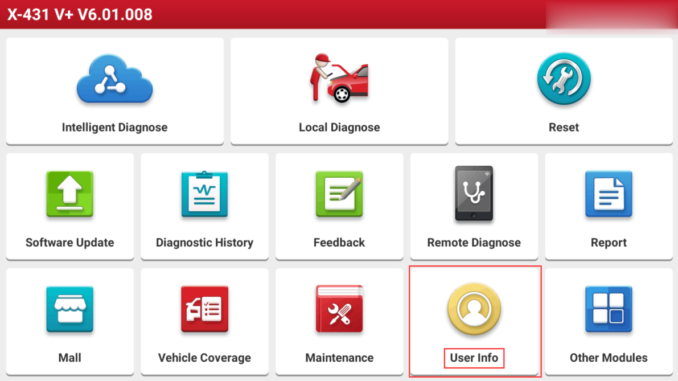 Bind Launch X431 HD3 to X431 diagnostic device