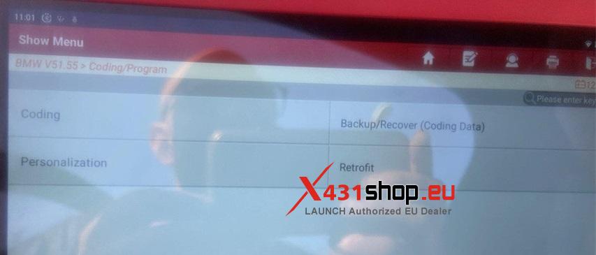 Launch X431 Pro5 No BMW Benz Programming Menu(2)