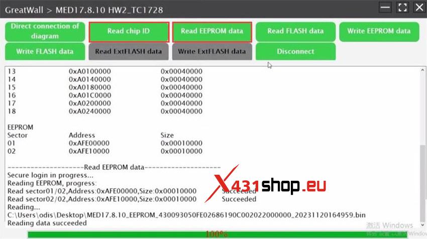 LAUNCH X431 ECU TCU Programmer clone Bosch MED17.8.10