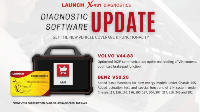Launch X431 Update_VOLVO and Benz