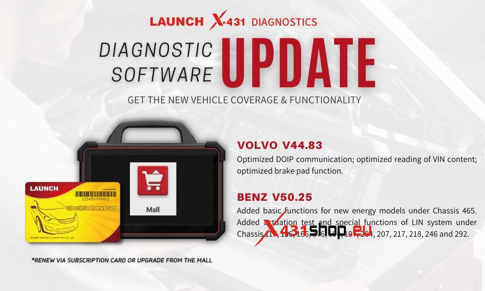 Launch X431 Update_VOLVO and Benz