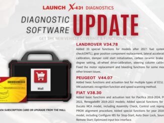 LAUNCH X431 diagnostic software upgrade