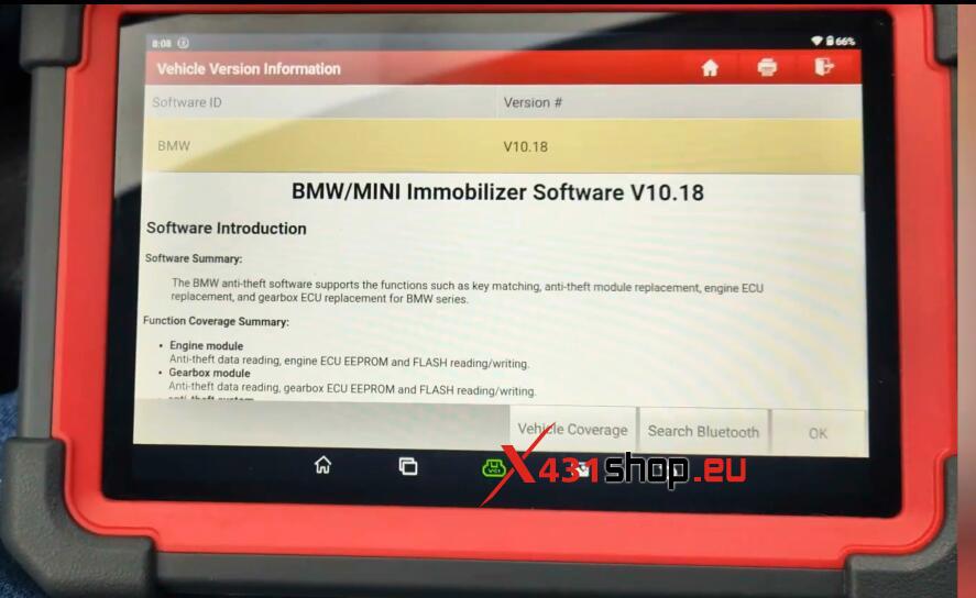 Launch X431 IMMO Plus User Guide-Add BMW CAS3+ Key