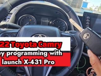 Launch X431 PRO ELITE Adds 2022 Toyota Camry Key by OBD