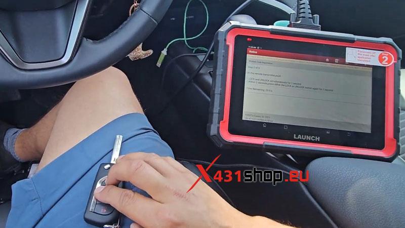 Launch X431 PRO ELITE Adds 2022 Toyota Camry Key by OBD