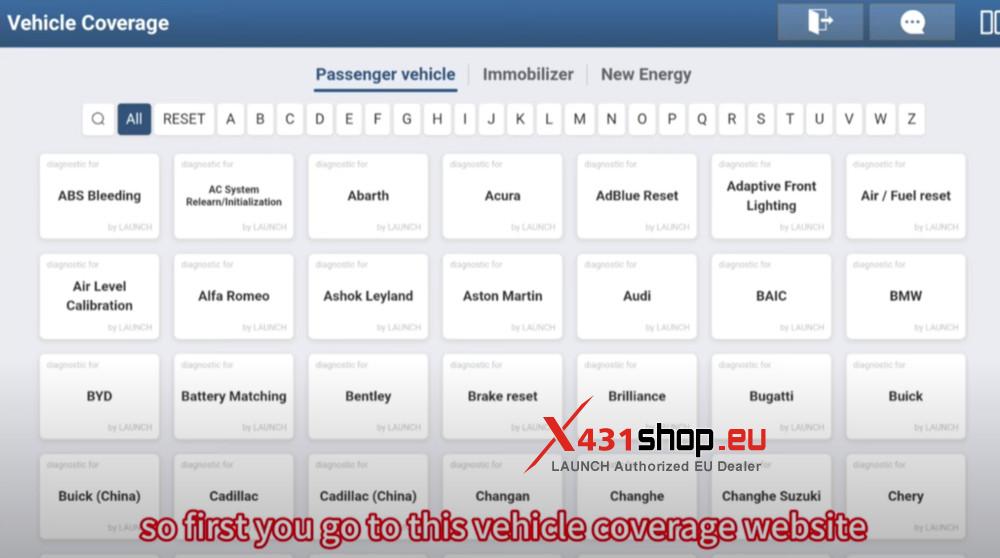 How to Use LAUNCH Coverage Inquiry to Check Your Vehicle and Feature (3)