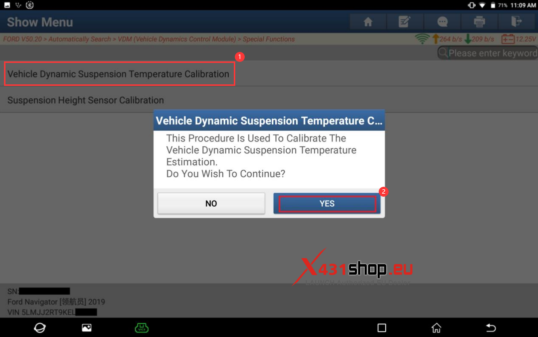 Ford Navigator Vehicle Dynamic Suspension Temperature Calibration (7)
