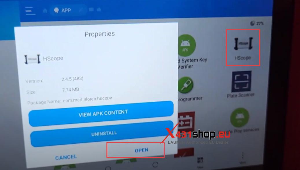 How to add oscilloscope APP to LAUNCH CRP919 (6)