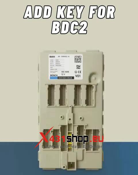 launch x431 immo guide bmw g series bdc2 add key step by step (1)