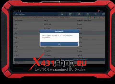 launch x431 immo guide bmw g series bdc2 add key step by step (10)