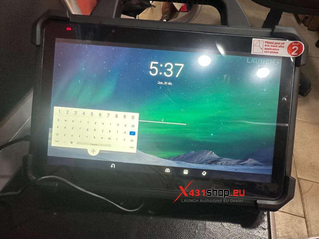 How to reset the LAUNCH X431 Tool power on password