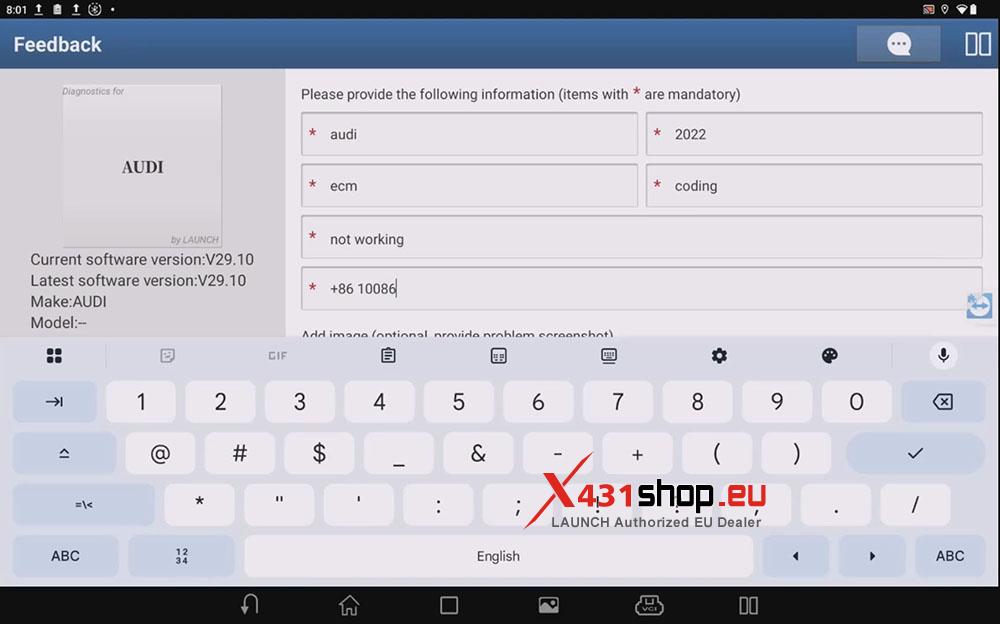 How to upload diagnostic logs on LAUNCH X431 Tool (11)