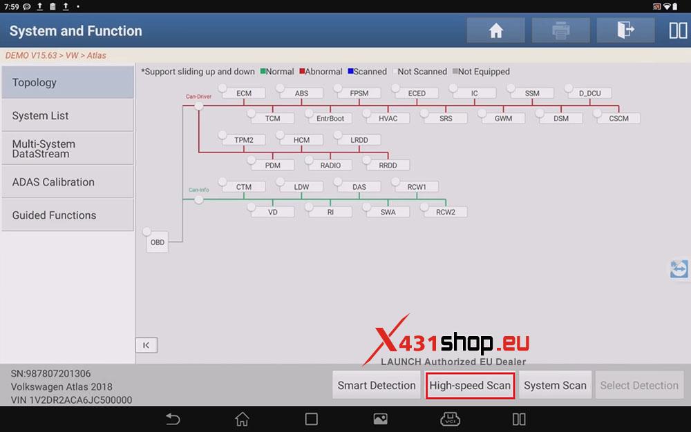 How to upload diagnostic logs on LAUNCH X431 Tool (2)