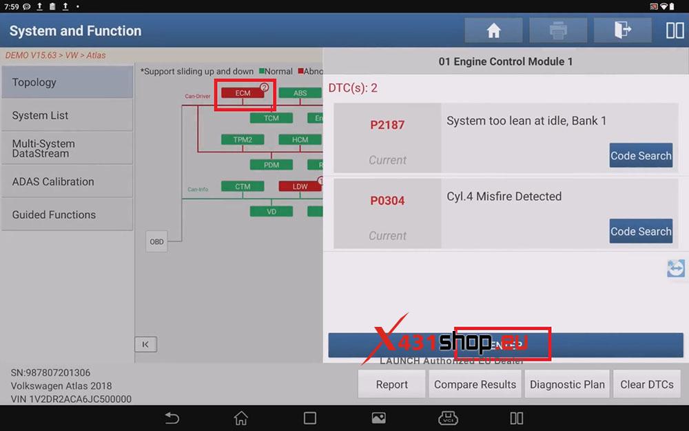 How to upload diagnostic logs on LAUNCH X431 Tool (3)