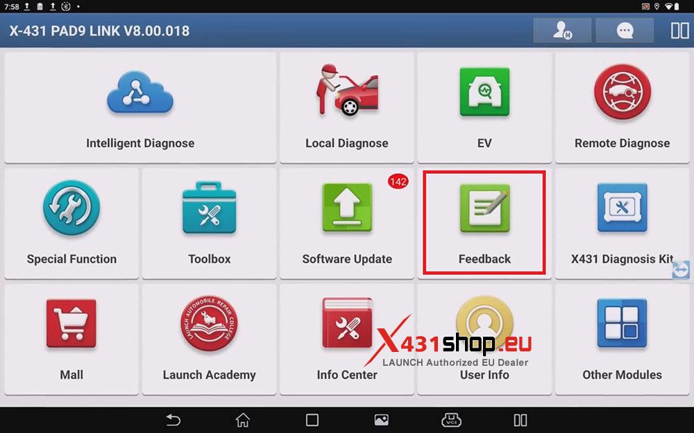 How to upload diagnostic logs on LAUNCH X431 Tool (5)