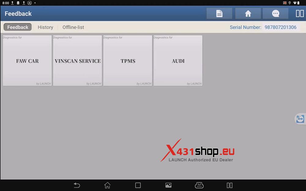 How to upload diagnostic logs on LAUNCH X431 Tool (6)