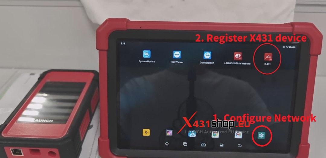 LAUCNH X431 PRO3 SmartLink Activate Step (1)