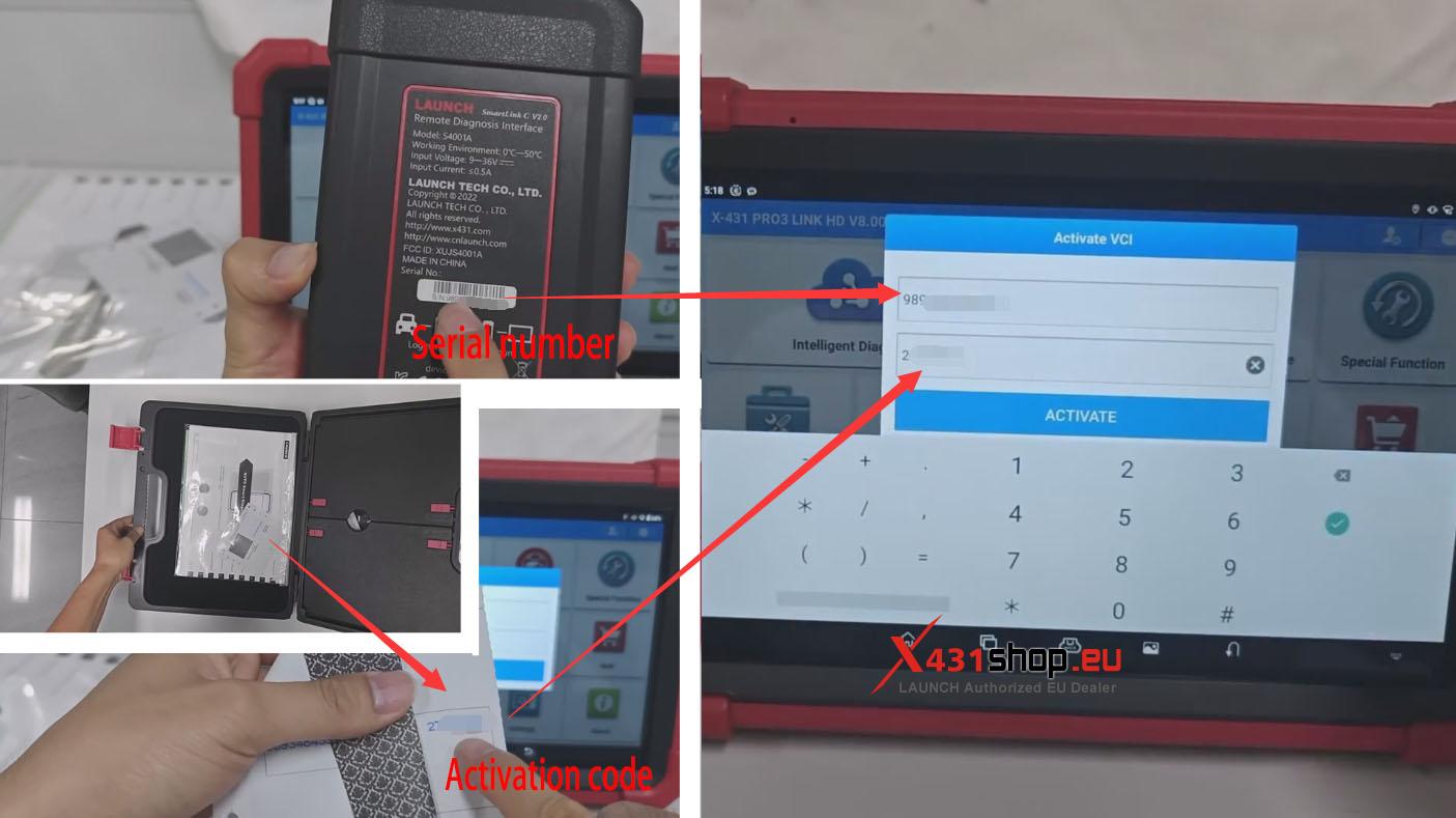 LAUCNH X431 PRO3 SmartLink Activate Step (4)