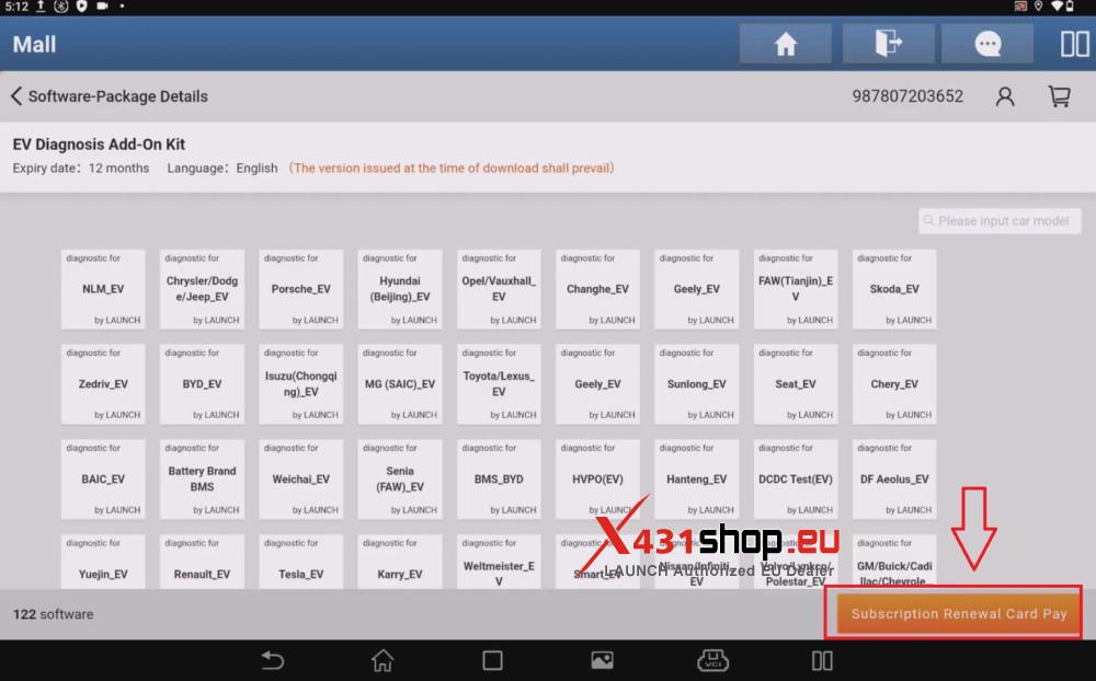 LAUNCH X431 Renewal Card Instructions (3)