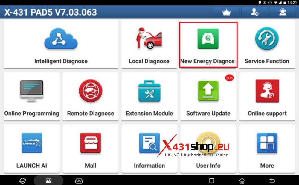 LAUNCH X431 EV Vehicle Diagnostics BYD Han Maintenance Light Reset (1)