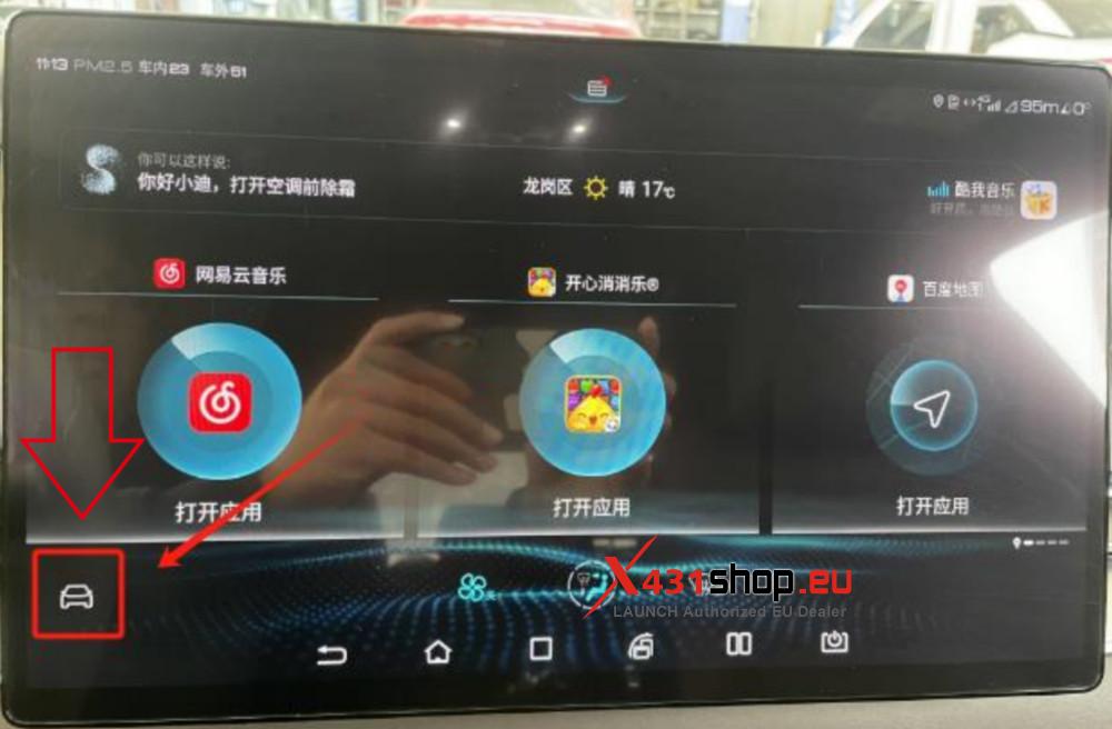 LAUNCH X431 EV Vehicle Diagnostics BYD Han Maintenance Light Reset (8)