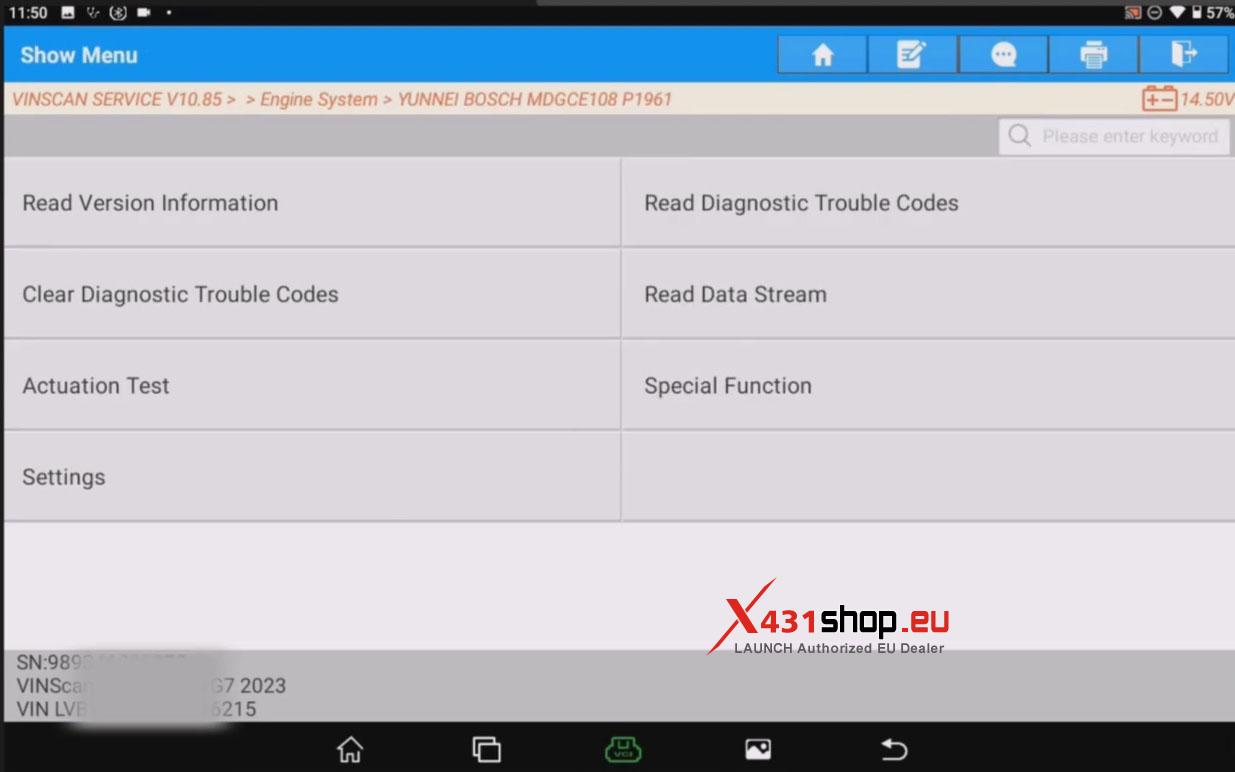 LAUNCH X431 Menu explained Intelligent or Local Diagnosis (5)