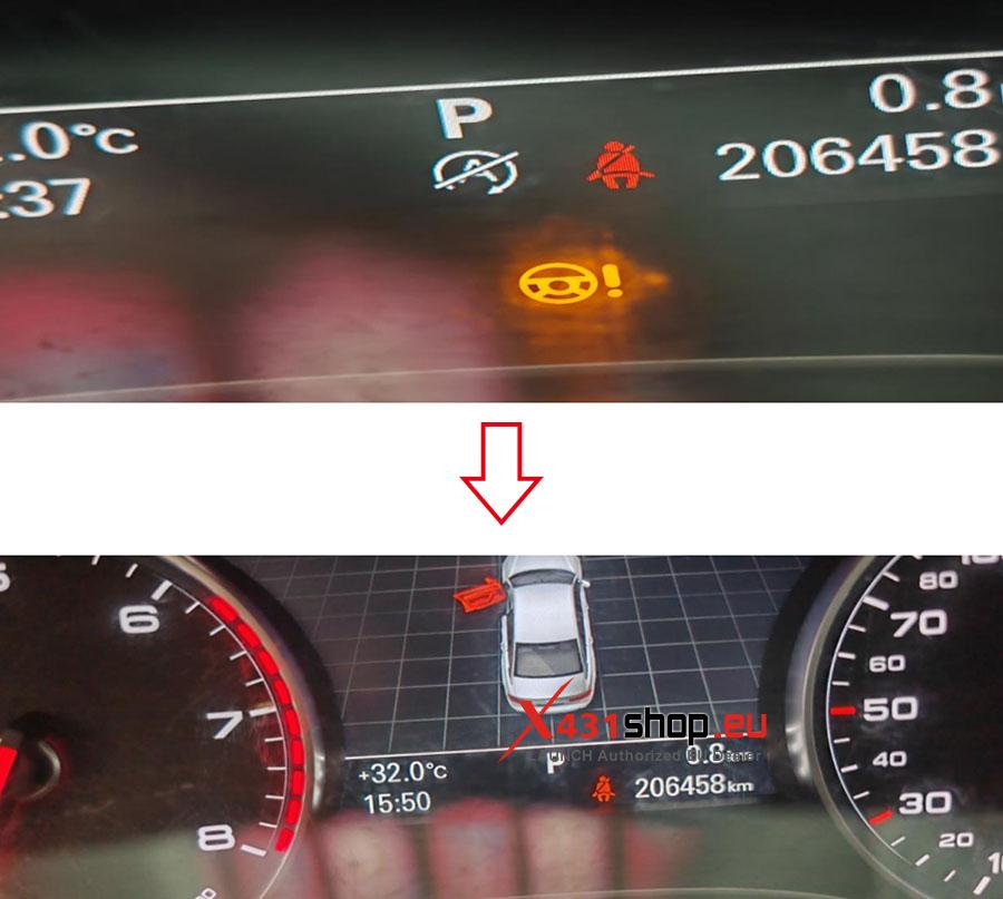 LAUNCH X431 PAD Online Programming Audi A6L Power Steering (21)
