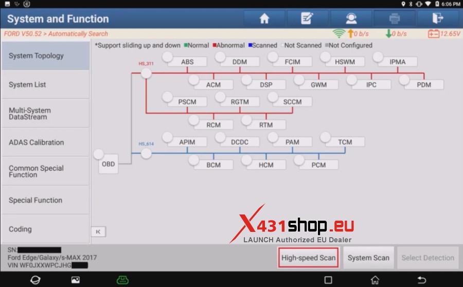 LAUNCH X431 Tool Program Ford Tire Size (5)