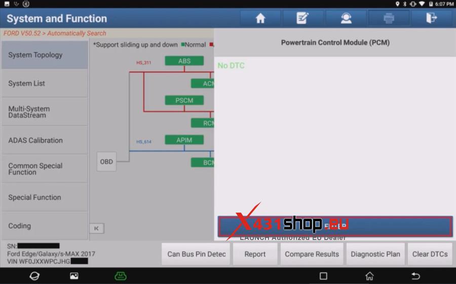 LAUNCH X431 Tool Program Ford Tire Size (7)