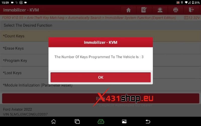 launch x431 immo plus program 2015 ford taurus smart key (6)
