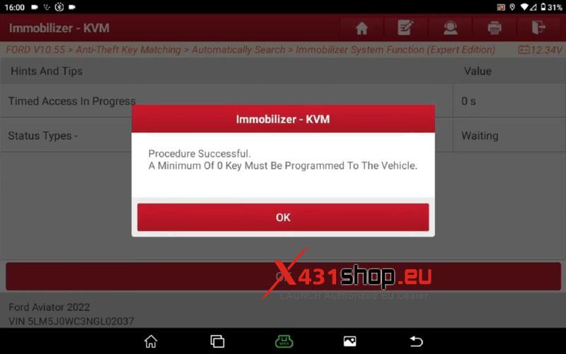 launch x431 immo plus program 2015 ford taurus smart key (7)