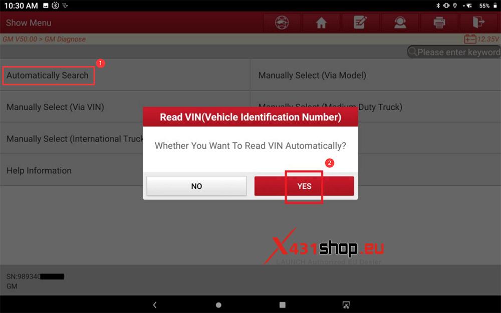 LAUNCH X431 PRO5 GM Chevrolet Suburban Engine Oil Type Setup (3)