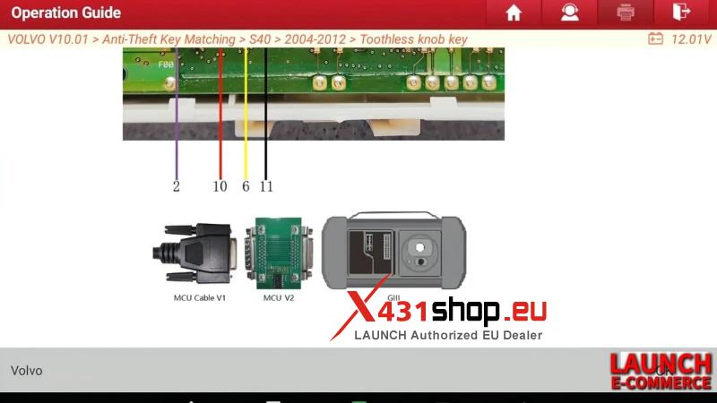 launch x431 immo elite program volvo s90 smart key matching (4)