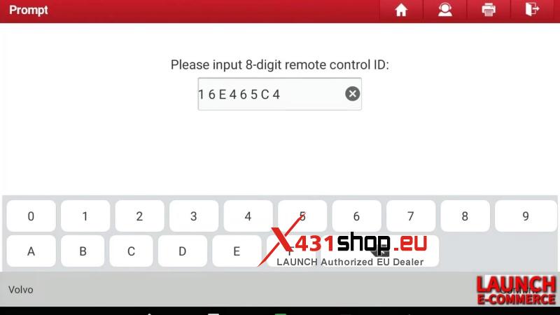 launch x431 immo elite program volvo s90 smart key matching (8)