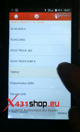 How to use LAUNCH X431 Tool Diagnostics TEBS E Trailer (1) How to use LAUNCH X431 Tool Diagnostics TEBS E Trailer (1)