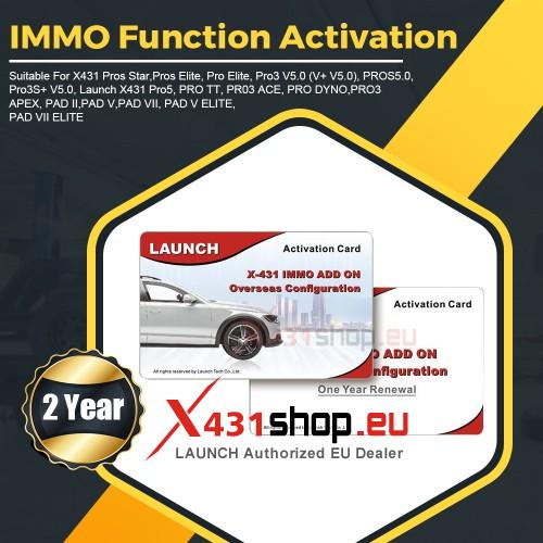 IMMO Function Activation Service IMMO Function Activation Service