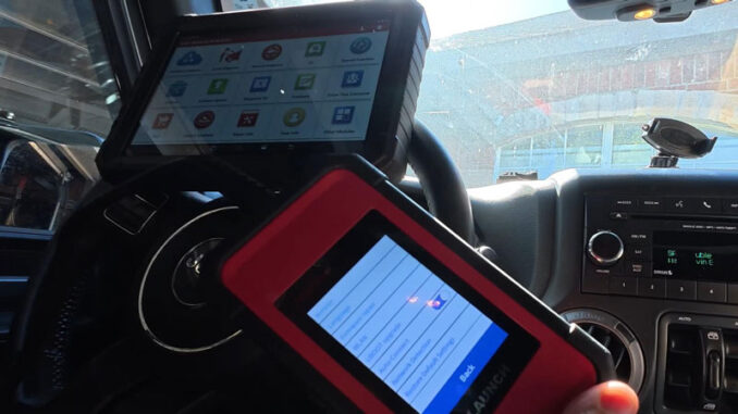 launch x431 pro3s elite review test diagnostics on a 2016 jeep 8