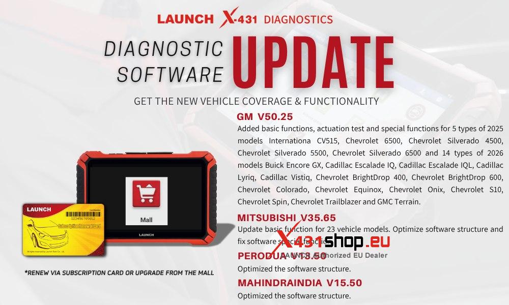 launch x431 update 20251120 launch x431 update 20251120