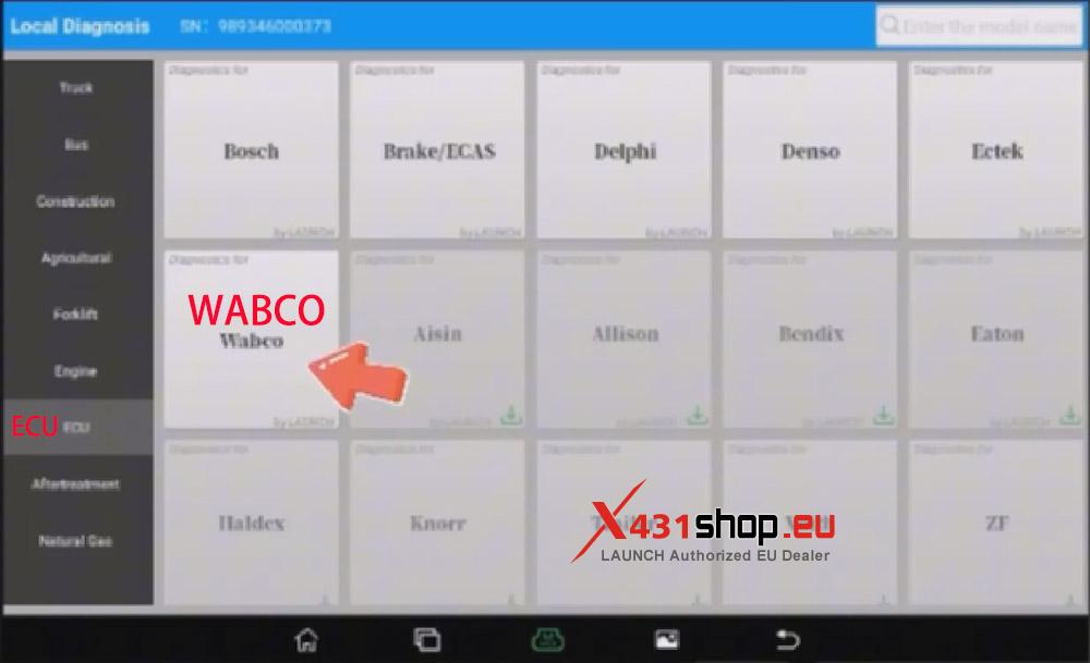 LAUNCH Trailer 16+7+7 Connectors Connect and Diagnose WABCO EBS (6)