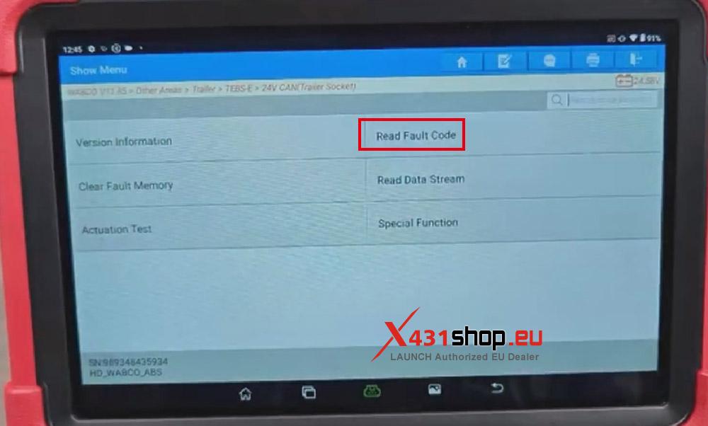 LAUNCH Trailer 16+7+7 Connectors Connect and Diagnose WABCO EBS (8)