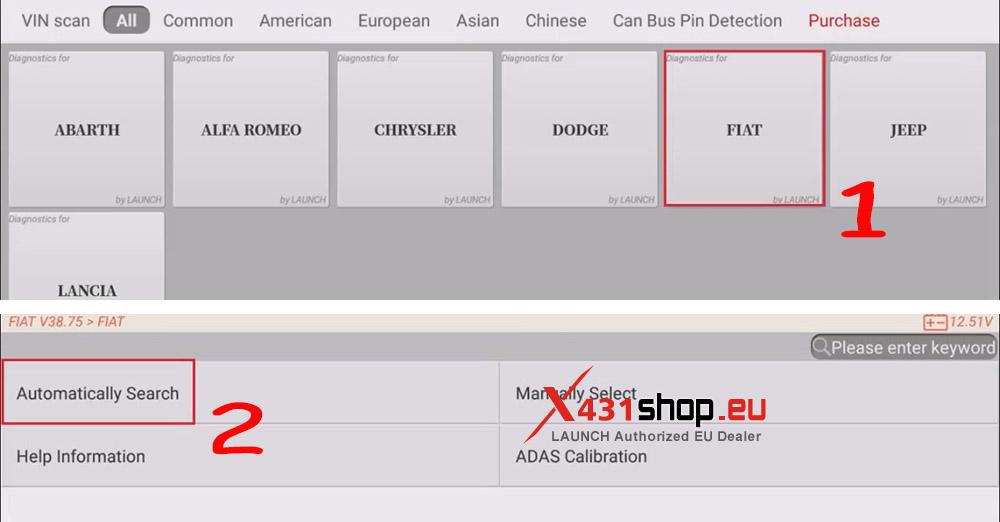 LAUNCH X431 PAD V ELITE Cam Crank Relearn on Fiat Pulse (2) LAUNCH X431 PAD V ELITE Cam Crank Relearn on Fiat Pulse (2)