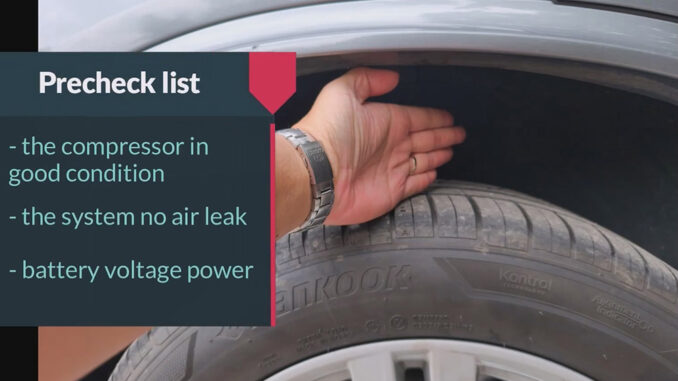 LAUNCH X431 PAD V ELITE BMW (F15) X5 Air Spring Replacement (1)