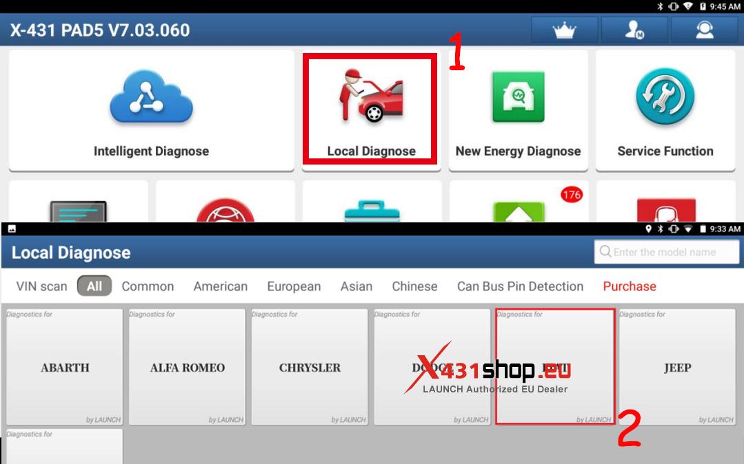LAUNCH X431 FIAT Ducato MCA EGR Low Pressure Valve Replacement (1)