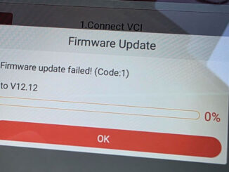 Resolve LAUNCH CRP909 CRP919 Firmware Upgrade Error (code1) (1)