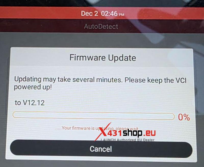 Resolve LAUNCH CRP909 CRP919 Firmware Upgrade Error (code1) (2)