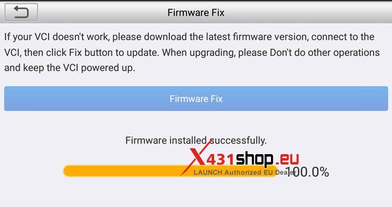 Resolve LAUNCH CRP909 CRP919 Firmware Upgrade Error (code1) (7)