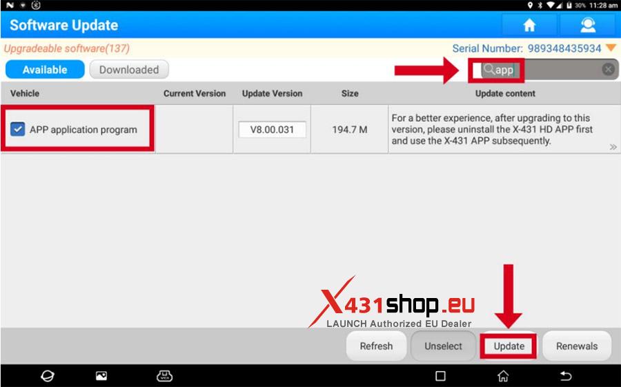 X 431 HD APK Update to X 431 APP (3)