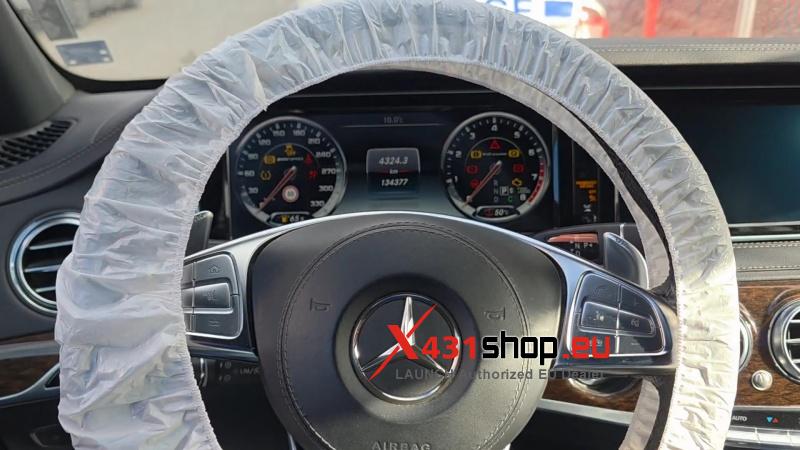 launch x431 pad7 mercedes s class w222 oil service reset guide 2