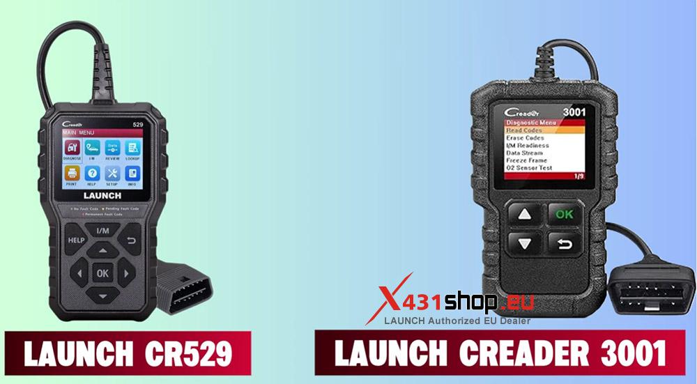LAUNCH CR529 vs LAUNCH CR3001 (1) LAUNCH CR529 vs LAUNCH CR3001 (1)